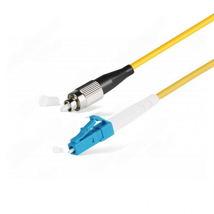 Оптический патчкорд FC/UPC-LC/UPC, SM G652D, 3.0mm, duplex, LSZH, black, 3M