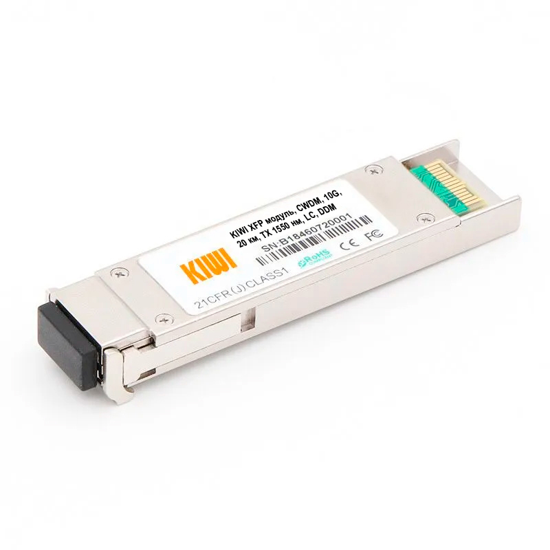 KIWI XFP модуль, CWDM, 10G, 20 км, TX 1550 нм, LC, DDM
