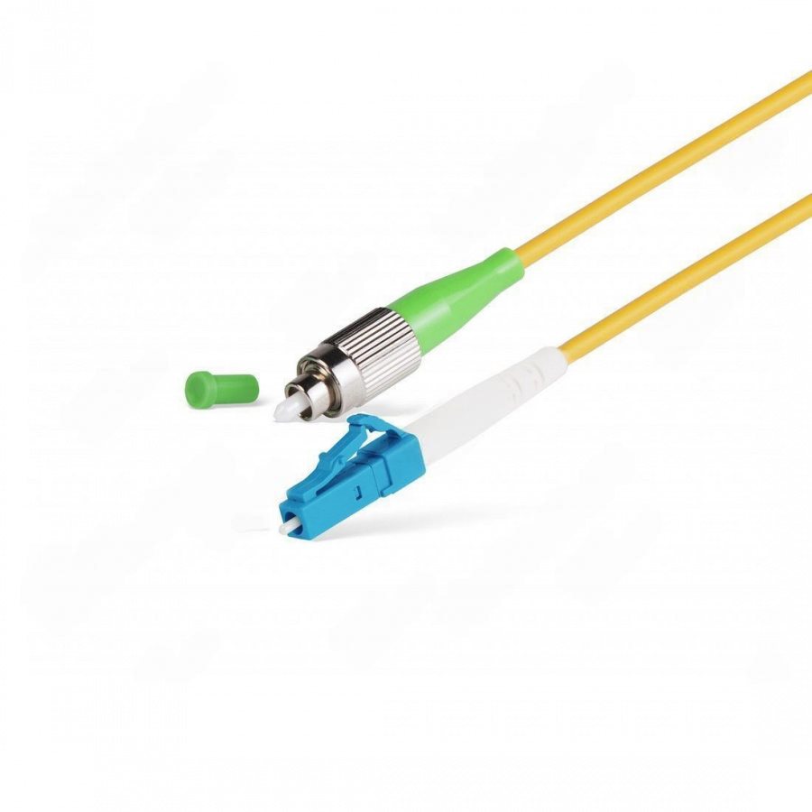 Оптический патчкорд FC/APC-LC/UPC, SM G652D, 3.0mm, LSZH, 1M