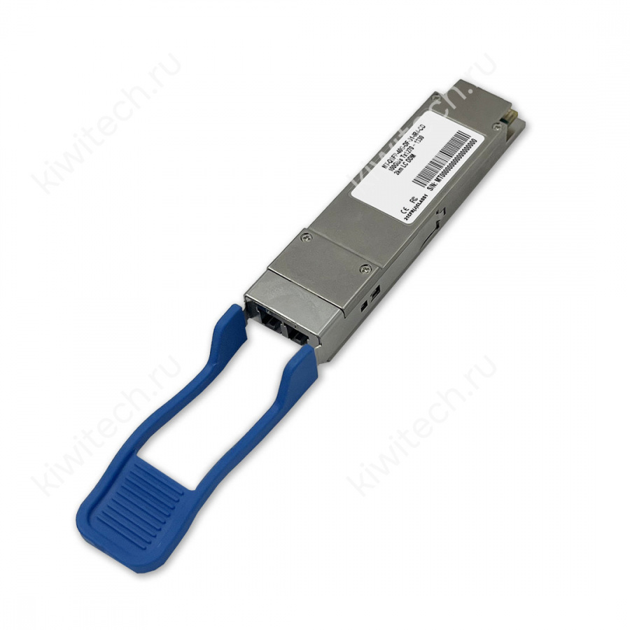 Оптический трансивер QSFP+, 40 Гбит/с, Tx:1270/1290/1310/1330 нм, 2 км, SMF, LC, DDM