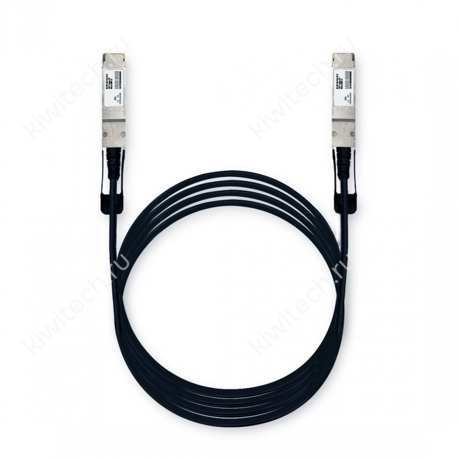 Трансивер QSFP+ DAC Passive, скорость передачи 40 Гбит/с, 26AWG, 5 м
